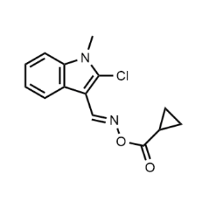 2-Chloro-1-methyl-1H-indole-3-carbaldehyde O-cyclopropanecarbonyl oxime|CS-1150156