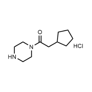 2-Cyclopentyl-1-(piperazin-1-yl)ethan-1-one hydrochloride|CS-1150161