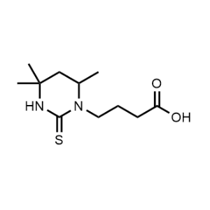 4-(4,4,6-Trimethyl-2-thioxotetrahydropyrimidin-1(2H)-yl)butanoic acid|CS-1150189