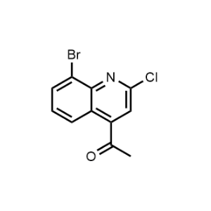 1-(8-Bromo-2-chloroquinolin-4-yl)ethan-1-one|CS-1150334