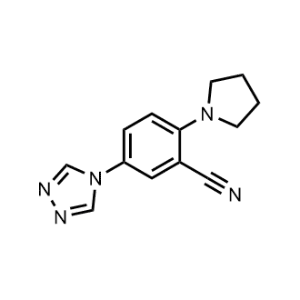 2-(Pyrrolidin-1-yl)-5-(4H-1,2,4-triazol-4-yl)benzonitrile|CS-1150337