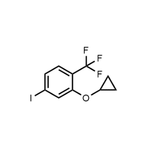 2-Cyclopropoxy-4-iodo-1-(trifluoromethyl)benzene|CS-1150339