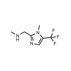 N-Methyl-1-(1-methyl-5-(trifluoromethyl)-1H-imidazol-2-yl)methanamine|CS-1150390