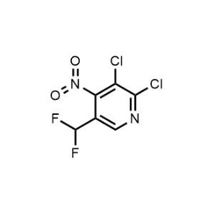 2,3-Dichloro-5-(difluoromethyl)-4-nitropyridine|CS-1150602