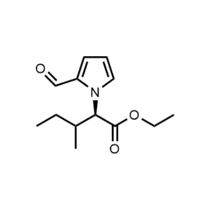 Ethyl (2R)-2-(2-formyl-1H-pyrrol-1-yl)-3-methylpentanoate|CS-1150622