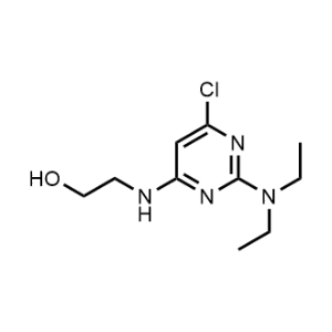 2-((6-Chloro-2-(diethylamino)pyrimidin-4-yl)amino)ethan-1-ol|CS-1150659
