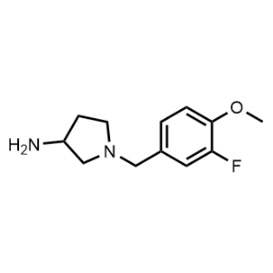 1-(3-Fluoro-4-methoxybenzyl)pyrrolidin-3-amine|CS-1150759