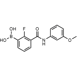 (2-Fluoro-3-((3-methoxyphenyl)carbamoyl)phenyl)boronic acid|CS-1150809