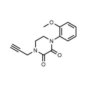 1-(2-Methoxyphenyl)-4-(prop-2-yn-1-yl)piperazine-2,3-dione|CS-1151009