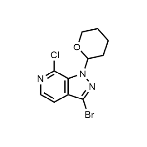 3-Bromo-7-chloro-1-(tetrahydro-2H-pyran-2-yl)-1H-pyrazolo[3,4-c]pyridine|CS-1151222