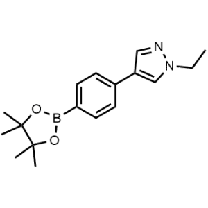 1-Ethyl-4-(4-(4,4,5,5-tetramethyl-1,3,2-dioxaborolan-2-yl)phenyl)-1H-pyrazole|CS-1151331