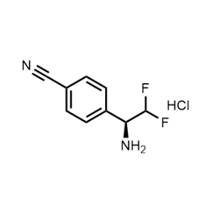 (S)-4-(1-Amino-2,2-difluoroethyl)benzonitrile hydrochloride|CS-1151519