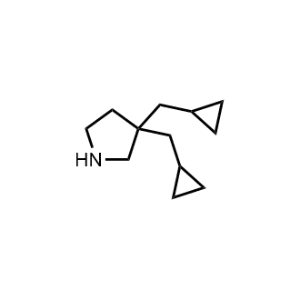 3,3-Bis(cyclopropylmethyl)pyrrolidine|CS-1151554