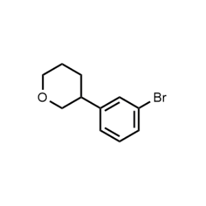 3-(3-Bromophenyl)tetrahydro-2H-pyran|CS-1151563