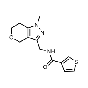 N-((1-Methyl-1,4,6,7-tetrahydropyrano[4,3-c]pyrazol-3-yl)methyl)thiophene-3-carboxamide|CS-1151630