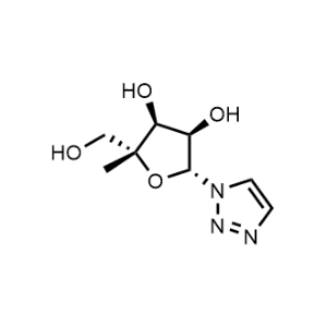 (2R,3S,4R,5R)-2-(Hydroxymethyl)-2-methyl-5-(1H-1,2,3-triazol-1-yl)tetrahydrofuran-3,4-diol|CS-1151748