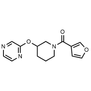 Furan-3-yl(3-(pyrazin-2-yloxy)piperidin-1-yl)methanone|CS-1151772