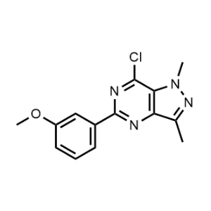 7-Chloro-5-(3-methoxyphenyl)-1,3-dimethyl-1H-pyrazolo[4,3-d]pyrimidine|CS-1151792