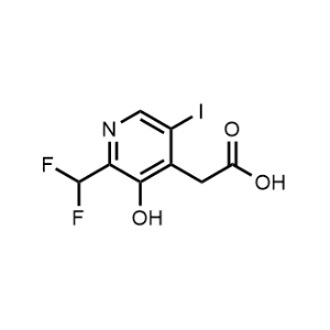 2-(2-(Difluoromethyl)-3-hydroxy-5-iodopyridin-4-yl)acetic acid|CS-1151836