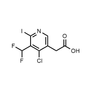 2-(4-Chloro-5-(difluoromethyl)-6-iodopyridin-3-yl)acetic acid|CS-1151838
