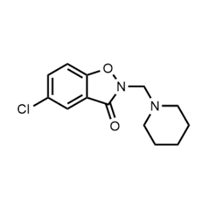 5-Chloro-2-(piperidin-1-ylmethyl)benzo[d]isoxazol-3(2H)-one|CS-1151936