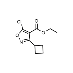 Ethyl 5-chloro-3-cyclobutylisoxazole-4-carboxylate|CS-1151956