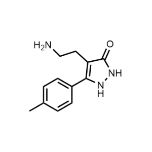4-(2-Aminoethyl)-5-(P-tolyl)-1,2-dihydro-3H-pyrazol-3-one|CS-1152055
