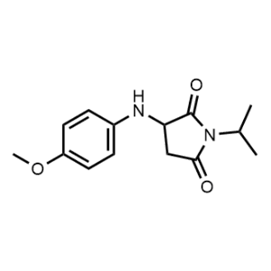 1-Isopropyl-3-((4-methoxyphenyl)amino)pyrrolidine-2,5-dione|CS-1152079