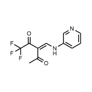 1,1,1-Trifluoro-3-((pyridin-3-ylamino)methylene)pentane-2,4-dione|CS-1152114