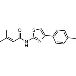 3-Methyl-N-(4-(P-tolyl)thiazol-2-yl)but-2-enamide|CS-1152115