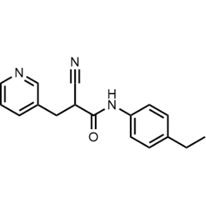 2-Cyano-N-(4-ethylphenyl)-3-(pyridin-3-yl)propanamide|CS-1152259