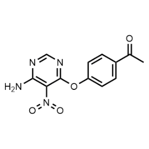 1-(4-((6-Amino-5-nitropyrimidin-4-yl)oxy)phenyl)ethan-1-one|CS-1152261