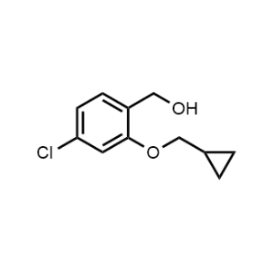 (4-Chloro-2-(cyclopropylmethoxy)phenyl)methanol|CS-1152281