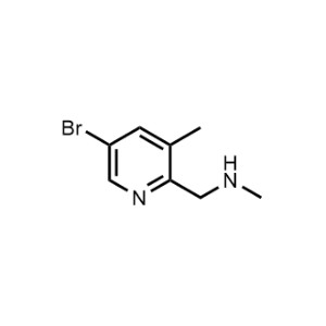 1-(5-Bromo-3-methylpyridin-2-yl)-N-methylmethanamine|CS-1152354