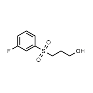 3-((3-Fluorophenyl)sulfonyl)propan-1-ol|CS-1152407