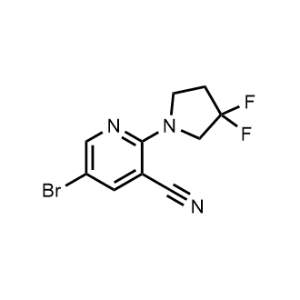 5-Bromo-2-(3,3-difluoropyrrolidin-1-yl)nicotinonitrile|CS-1152505