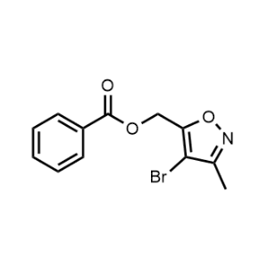 (4-Bromo-3-methylisoxazol-5-yl)methyl benzoate|CS-1152552