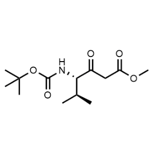 Methyl (S)-4-((tert-butoxycarbonyl)amino)-5-methyl-3-oxohexanoate|CS-1152613