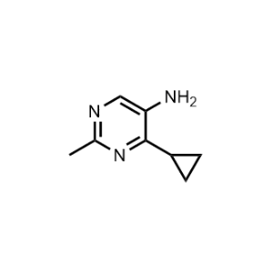 4-Cyclopropyl-2-methylpyrimidin-5-amine|CS-1152712
