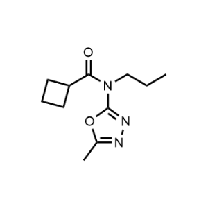 N-(5-Methyl-1,3,4-oxadiazol-2-yl)-N-propylcyclobutanecarboxamide|CS-1152755