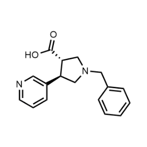 (3S,4R)-1-Benzyl-4-(pyridin-3-yl)pyrrolidine-3-carboxylic acid|CS-1152759
