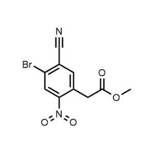 Methyl 2-(4-bromo-5-cyano-2-nitrophenyl)acetate|CS-1152771
