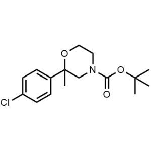 Tert-butyl 2-(4-chlorophenyl)-2-methylmorpholine-4-carboxylate|CS-1152824