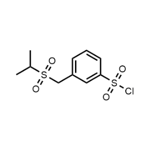 3-((Isopropylsulfonyl)methyl)benzenesulfonyl chloride|CS-1152983