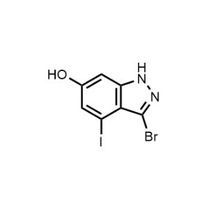 3-Bromo-4-iodo-1H-indazol-6-ol|CS-1152992
