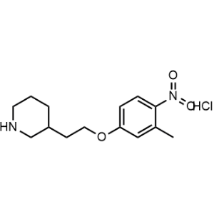 3-(2-(3-Methyl-4-nitrophenoxy)ethyl)piperidine hydrochloride|CS-1153073