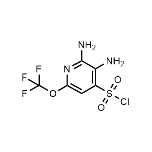2,3-Diamino-6-(trifluoromethoxy)pyridine-4-sulfonyl chloride|CS-1153108