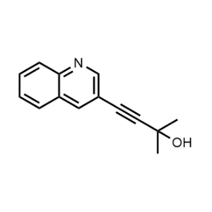 2-Methyl-4-(quinolin-3-yl)but-3-yn-2-ol|CS-1153215