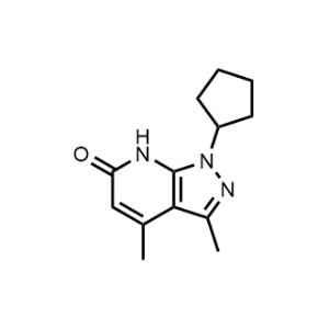 1-Cyclopentyl-3,4-dimethyl-1,7-dihydro-6H-pyrazolo[3,4-b]pyridin-6-one|CS-1153236