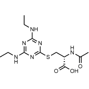N-Acetyl-S-(4,6-bis(ethylamino)-1,3,5-triazin-2-yl)-l-cysteine|CS-1153292